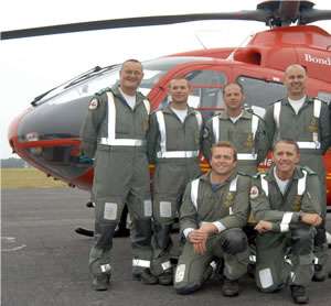 Cornwall Air Ambulance crew Cornwall Air Ambulance crew
